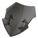 Motorcycle Front Windshield Windscreen Deflector Protector with Bracket for