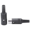 1 pair Black DIN 8-pin socket + socket Audio, AV port