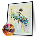 Girl 5D DIY Full Round Drill Diamond Painting Needlework Home Decor (B1086) A