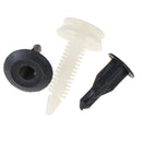 100Pcs Car door plastic mixed fastener clip bumper fender trim rivet with toolME