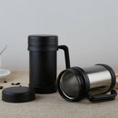 500Ml/17Oz Thermo Mug Stainless Steel Vacuum Flasks With Handle Thermo Cup