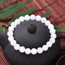 8mm Selenite Handmade Mala Bracelet Spirituality Chakas Cuff Pray Xmas Gift