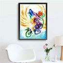5D DIY Full Drill Diamond Painting Wolf with Wings Cross Stitch Mosaic Kit