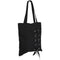 New Women's Casual Lace-up Canvas Tote Bag Female Canvas Shoulder Bags cros B6W1
