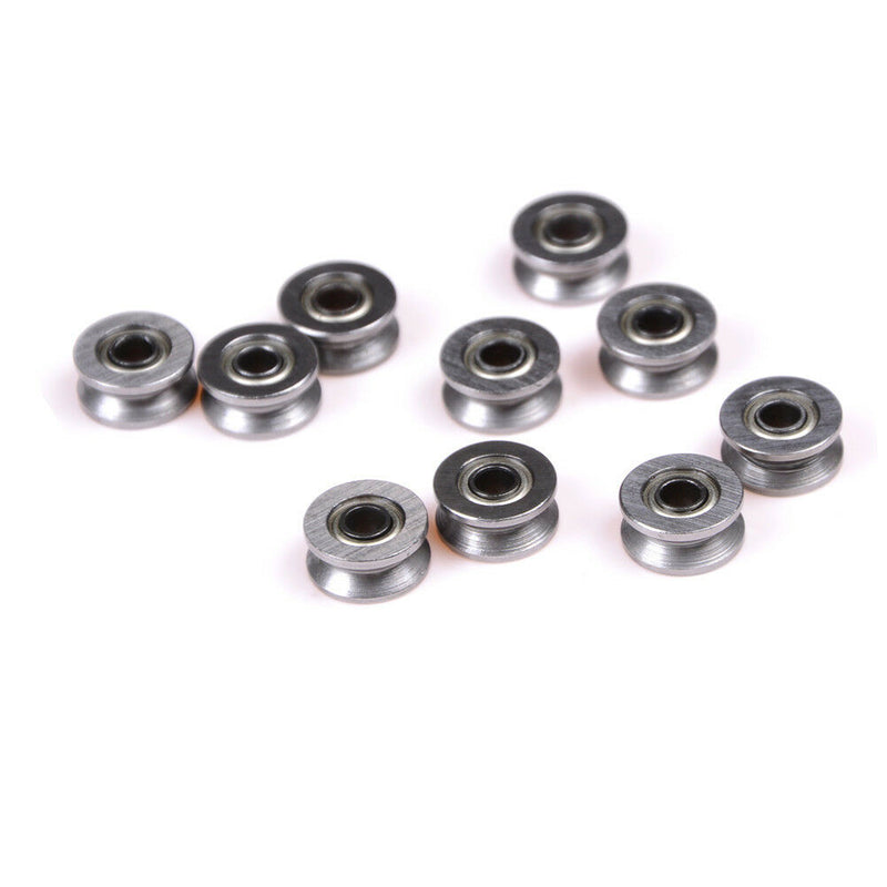 10X 624Vv V Groove Sealed Ball Bearing Vgroove 4 X 13 X 6Mm 2~2.5Mm Deep Bear Gw