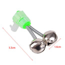 10PCS New Fishing Bite Alarms Fishing Rod Stalk Bells & Clamp Tips Fishing Bel&+