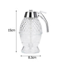 Squeeze Bottle Honey Jar Container Bee Drip Dispenser Stand Kettle Holder D4A1