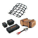 6PCS/Set Simulated Decoration Suitcase Luggage Net Shovel for TRX4 Defender