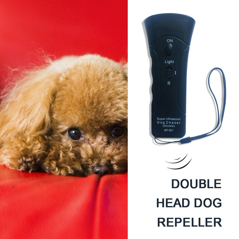 Handheld Gentle Pet Ultrasonic Trainer Dog Repeller for Safety Walking