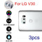 3PC Anti-Scratch Back Camera Lens Protector Film Guard Tempered Glass For LG V30