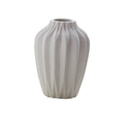 2 Pieces White Ceramic Vase Ornamental Flower Vase Home Centerpieces Decor