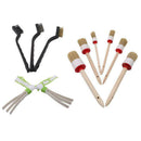 11pcs/set Car Detailing Brush Kit Boar Hair Vehicle Interior For Wheel Clean
