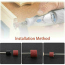 132Pcs Sanding Bands Drum Sleeve Nail Polishing Carving Mandrel Rotary Tool