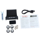 Smart Car TPMS Tyre Pressure Monitoring System Solar Power charging Digital