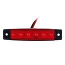 10x 12V 6 LED Side Marker Indicators Lights Lamp Bar Truck Trailer Lor ZKY