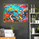 5D DIY Full Drill Diamond Painting Cross Stitch Embroidery Kit (Fish07)