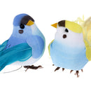 Simulation Feather Foam colorful random bird Garden Bird lawn Prop Decorat OZ
