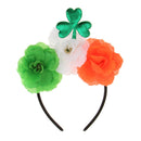 Green Shamrock Headband Saint Patrick Day Irish Pride Day Parade Dress Up