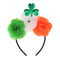 Green Shamrock Headband Saint Patrick Day Irish Pride Day Parade Dress Up