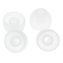 2 Pairs In-Ear Earphone Cover Cap Tip Anti-sweat 12mm Clear for Sony Headset
