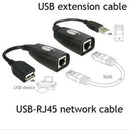 USB Extension Ethernet RJ45 Cat5e/6 Cable LAN Adapter Extender Over Repeater SME