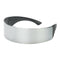2 x Futuristic Wrap Sunglasses Narrow Flat Top Glasses Party Props Eyewear