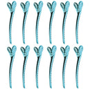 12pcs Fashion Alligator Hair Clips Salon Stylist Hairdressing Clamps Claw