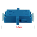 Fiber Optical Cable Adapter Flange Coupler LC-LC Duplex Singlemode Multimode
