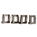 Alloy Square Lock Puzzle Brain Tester Iq Test Kids Adults Intelligent Toys  L6L3