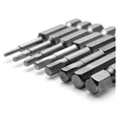 8 pcs 1/4 inch Screwdriver Bits Hexagon Magnetic Hexagon 50mm