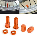 Motorcycle CNC Billet Tire Valve Stem Lock Nut Cap Rim Lock Nut Cap Washer
