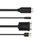 6ft HDMI to VGA Adapter w/Audio Male to Male Cable for PC Monitor Projector A#S