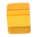 25 Pieces D6 Six Sided Transparent Blank Dices Board Game Transparent Orange