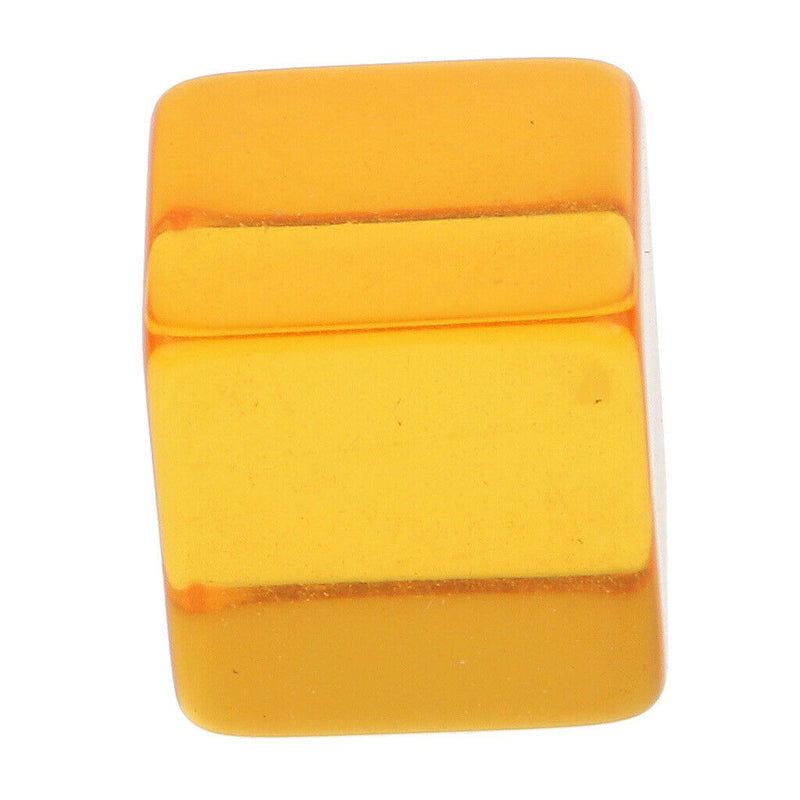25 Pieces D6 Six Sided Transparent Blank Dices Board Game Transparent Orange