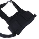 3 Pocket chest pack bag harness for walkie talkie radio' J l_