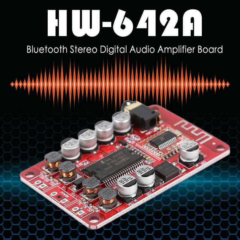 Bluetooth Stereo Digital Audio Amplifier Board with Receiver 3.5mm Output