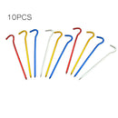 10pcs Question mark Nail Steel peg Tent Tarp parts peg 18 cm Aluminum Alloy FGT