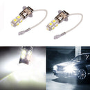 2 x H3 12V 9 SMD LED Pure White Fog Light Car Front Head Light Globes Bulb