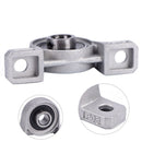 8mm Zinc Alloy Diameter Bore Ball Bearing Pillow Block Mounted Support Gw