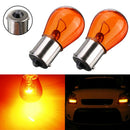 2x Amber Bulb 1156 P21W BA15S 581 CAR SUV Bayonet Base Lamp Turn Signal Light