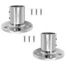 2Pcs 90 Degree Boat Handrail Round Base 1in 25Mm Marine 316 Stainless Steel E3F7