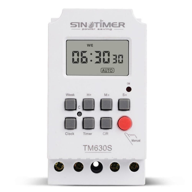 Weekly Programmable LCD Digital Timer Switch Controller Setting Clock (12V)