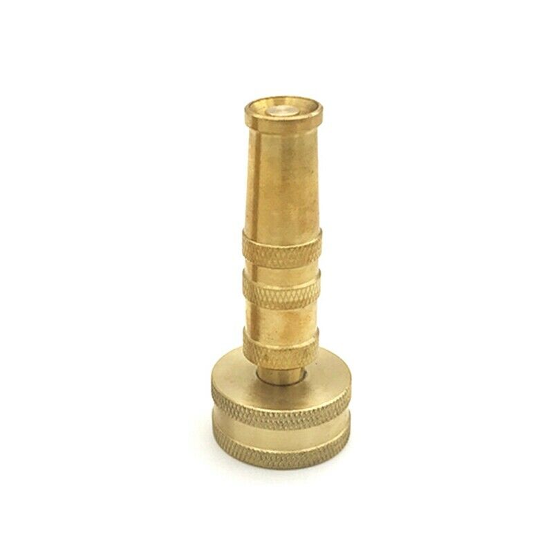 Garden Brass Nozzle Heavy Duty 4 inch Brass Twist Water Hose Nozzle
