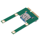 Mini PCI-E to USB2.0 Adapter Card PCI Express Card Full for Notebook JzTEUS