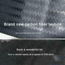 Universal Mini Spoiler Auto Car Tail Decoration Spoiler Carbon Best Fiber W K5W2