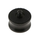 1/4"-3/8" Male to Female Screw Adapter Convert Plate for Tripod Camera Black