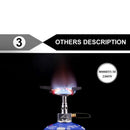 Apg Portable Folding Mini Camping Stove Outdoor Cookware 70G 2300W Pocket P J2A4