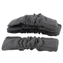 1pc Bamboo Charcoal Cloth Diaper Inserts Nappy Liner 5-Layer For Baby Reusable