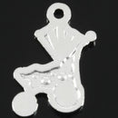50 Pcs Gift Baby Carriage Buggy Charms Pendants