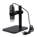 Digital 8LED USB2.0 2MP 1000X Zoom Microscope Biological Endoscope(Grey)